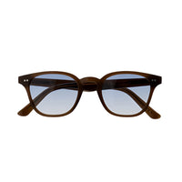 River, Chocolate, Blue Gradient Lens-Solbriller-Monokel Eyewear-Motorious Copenhagen