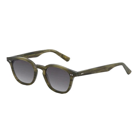 River, Green Demi, Grey Solid Lens-Solbriller-Monokel Eyewear-Motorious Copenhagen