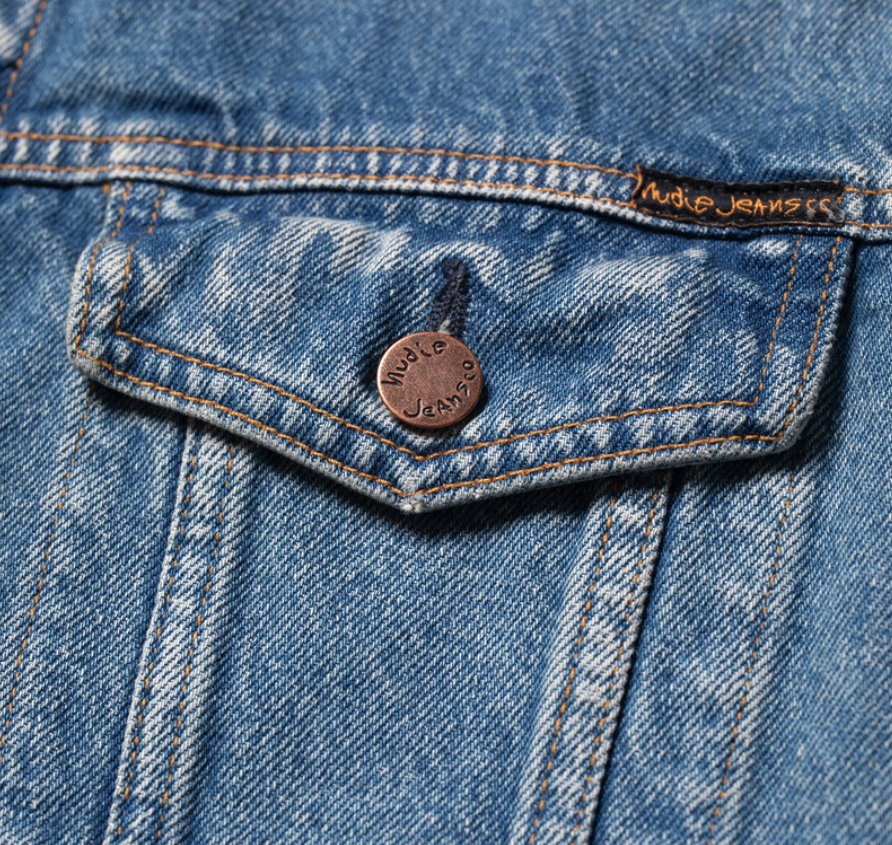 Robby Denim Jacket, Vintage Blue-Jakker-Nudie Jeans-Motorious Copenhagen
