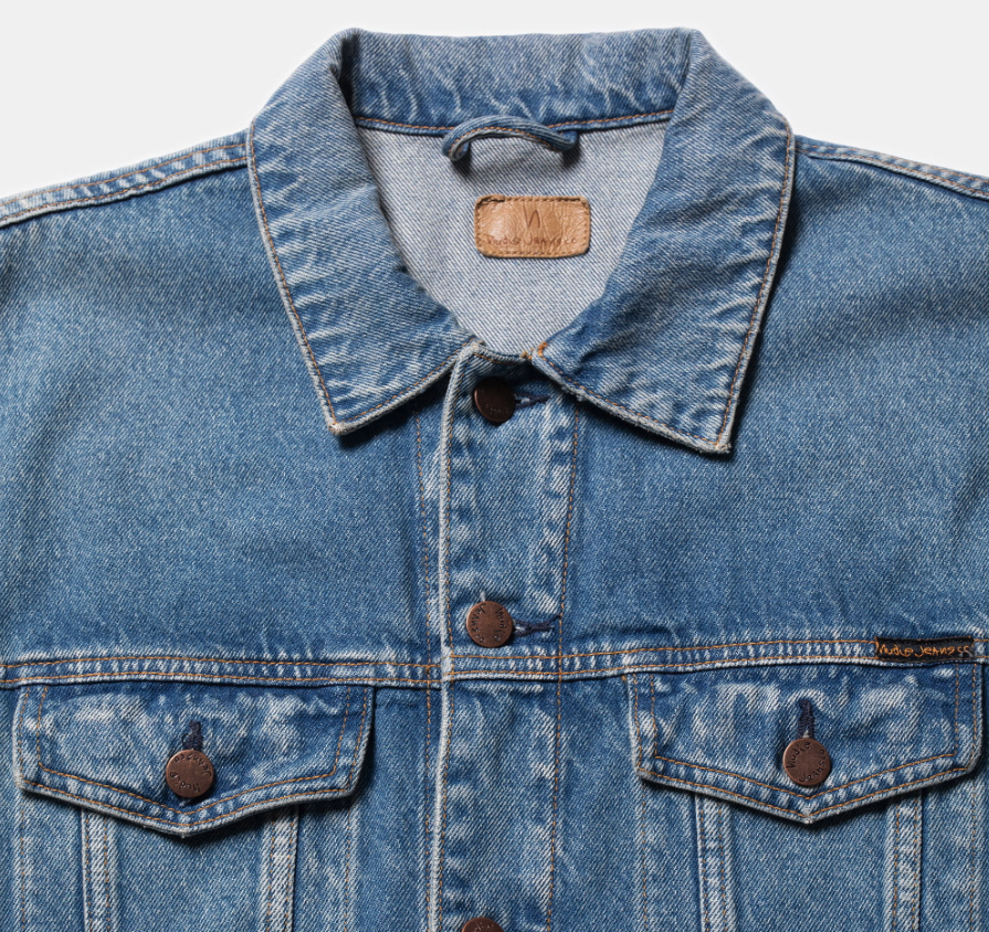 Robby Denim Jacket, Vintage Blue-Jakker-Nudie Jeans-Motorious Copenhagen