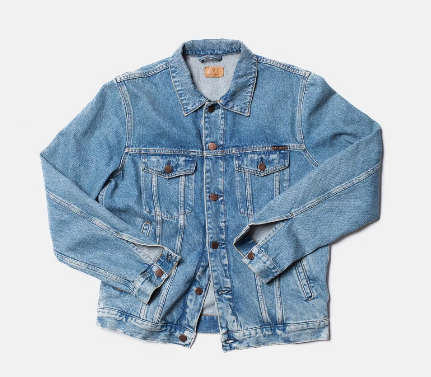 Robby Denim Jacket, Vintage Blue-Jakker-Nudie Jeans-Motorious Copenhagen