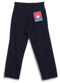 Robby, Wide Cut Trousers, Dobby Indigo-Bukser-Hansen Garments-Motorious Copenhagen