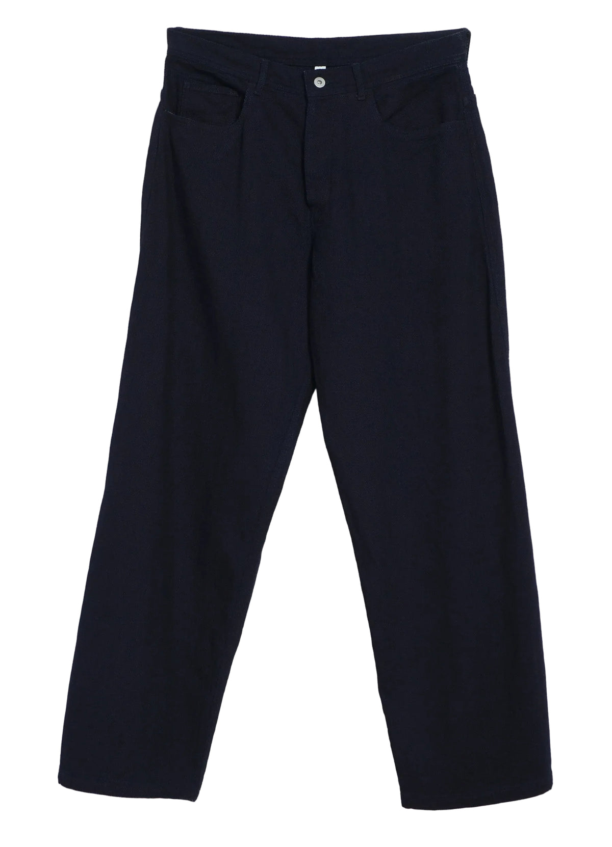 Robby, Wide Cut Trousers, Dobby Indigo-Bukser-Hansen Garments-Motorious Copenhagen