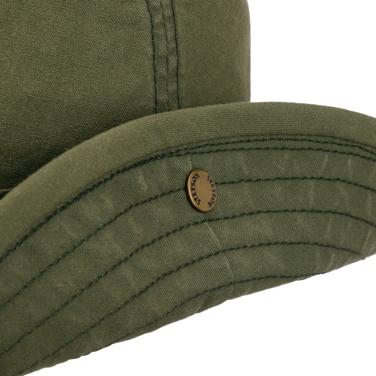 Roll-Up Cotton Hat, Olive-Hatte og Caps-Stetson-Motorious Copenhagen