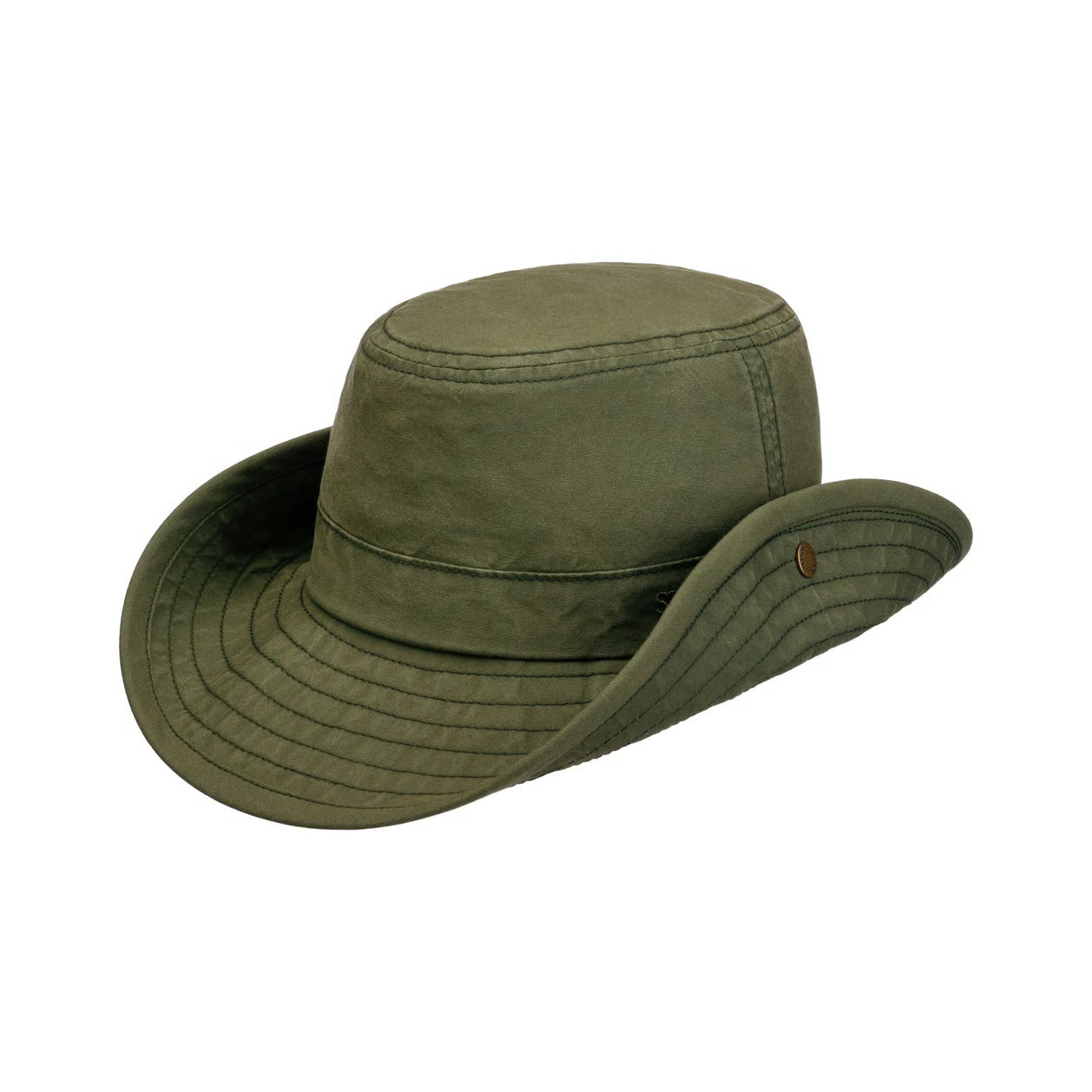 Roll-Up Cotton Hat, Olive-Hatte og Caps-Stetson-Motorious Copenhagen