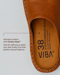 Roma Unisex Sandal, Leather, Cognac Brown-Sko og støvler-Viba-Motorious Copenhagen