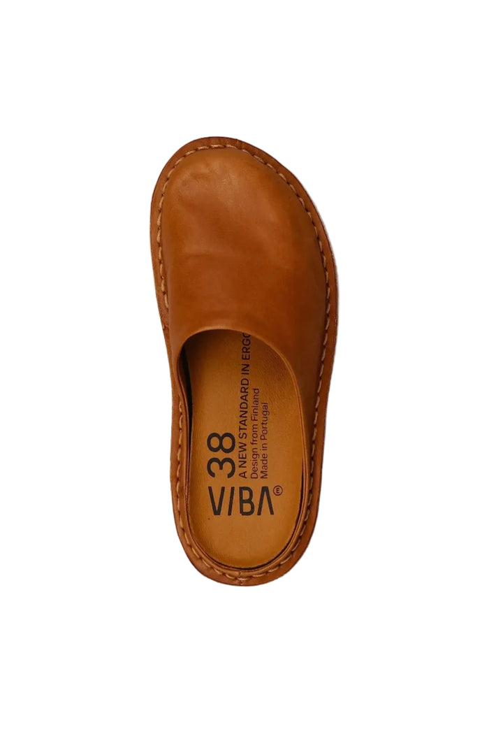 Roma Unisex Sandal, Leather, Cognac Brown-Sko og støvler-Viba-Motorious Copenhagen