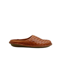 Roma Unisex Sandal, Woven Leather, Cognac Brown-Sko og støvler-Viba-Motorious Copenhagen