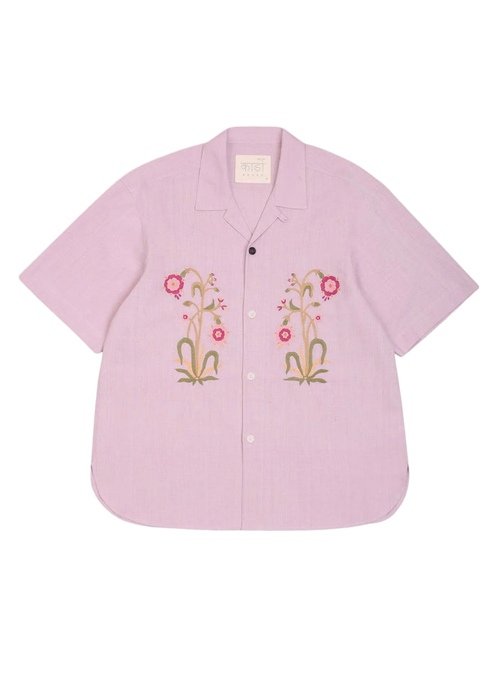 Ronen Short Sleeve Shirt, Lavender-Skjorter-Kardo-Motorious Copenhagen