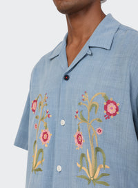 Ronen Short Sleeve Shirt, Light Blue-Skjorter-Kardo-Motorious Copenhagen