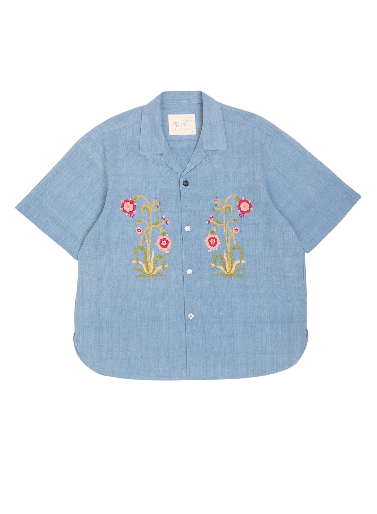 Ronen Short Sleeve Shirt, Light Blue-Skjorter-Kardo-Motorious Copenhagen