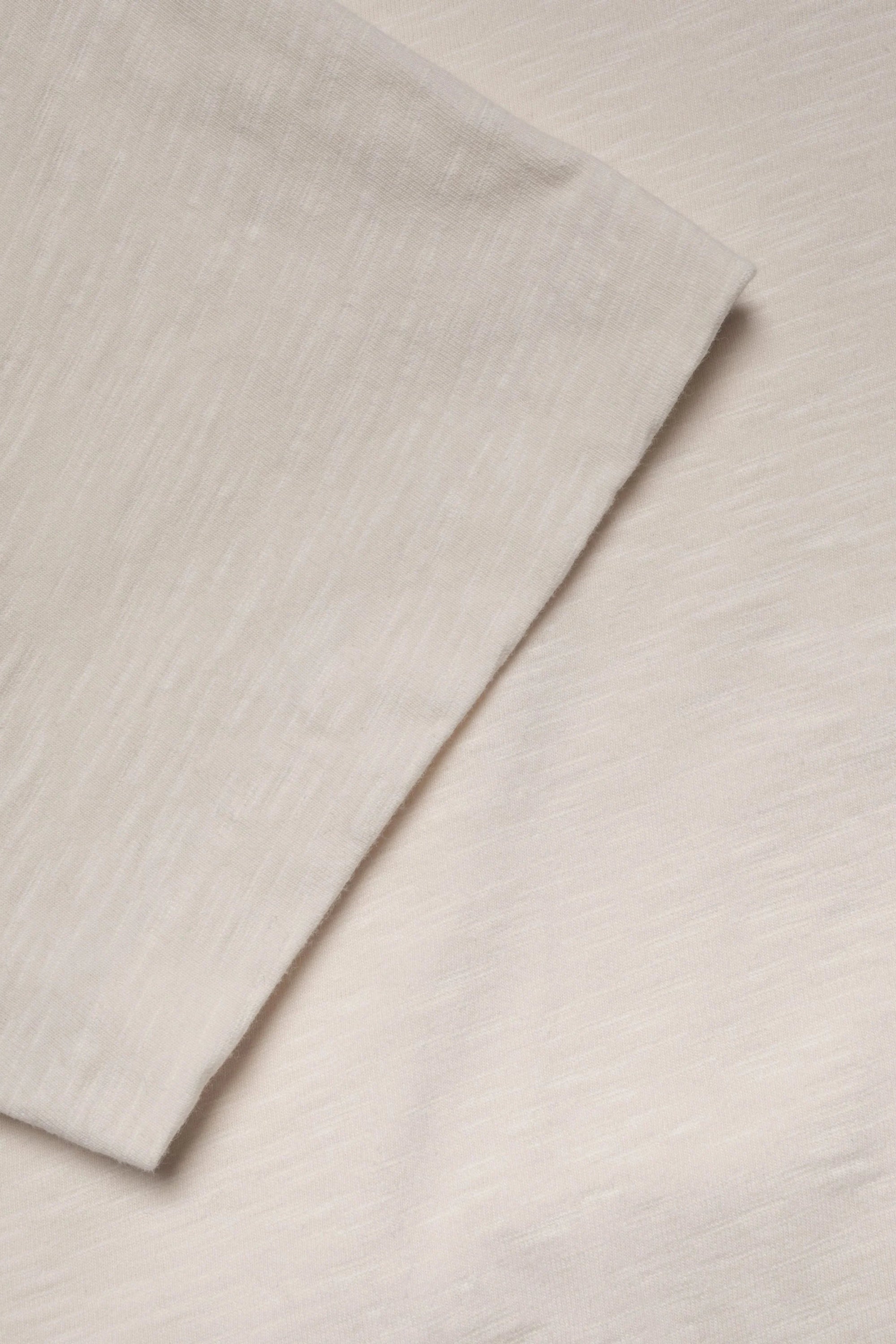 Roy Heavy Slub T-Shirt, Ecru-T-shirts-Nudie Jeans-Motorious Copenhagen