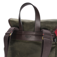 Rucksack, Light Waxed, Green-Tasker-Croots England-Motorious Copenhagen