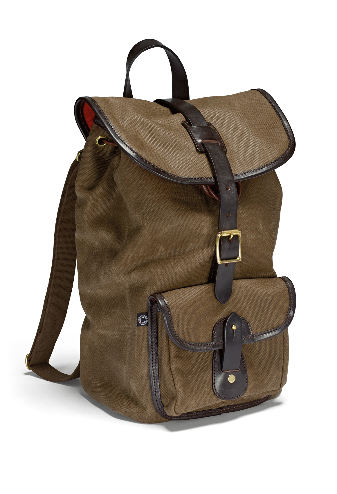 Rucksack, Vintage Waxed Canvas, Olive-Tasker-Croots England-Motorious Copenhagen