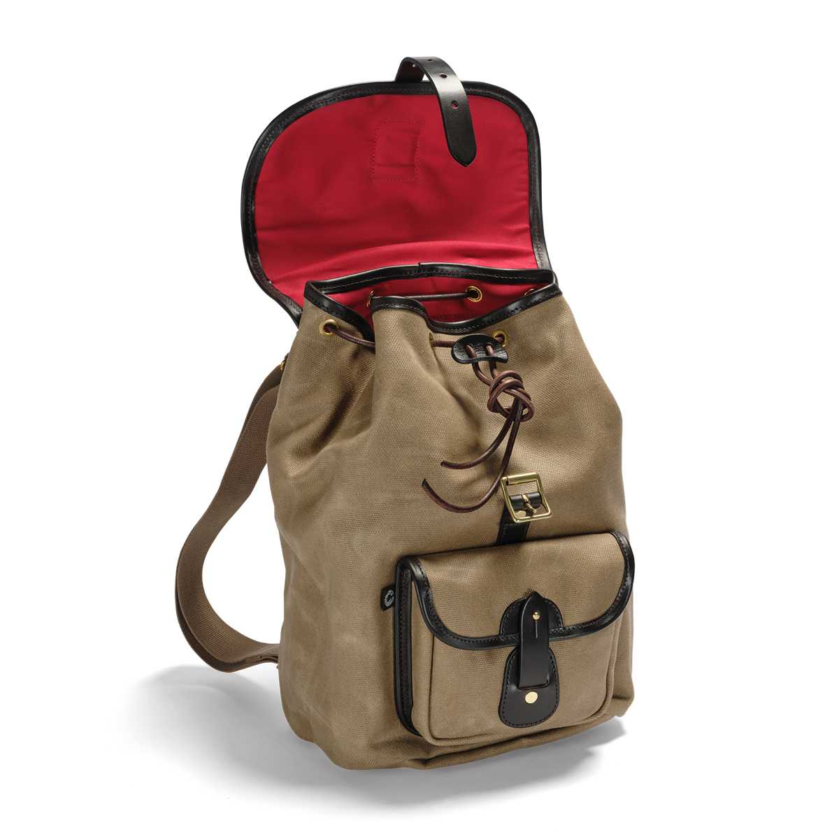 Rucksack, Vintage Waxed Canvas, Sand-Tasker-Croots England-Motorious Copenhagen
