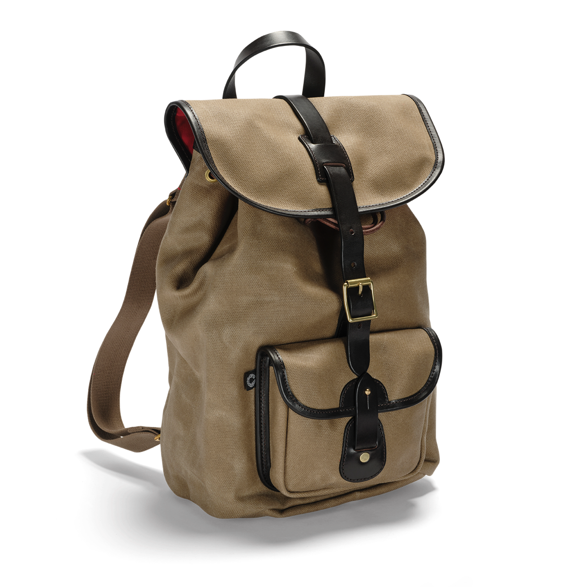 Rucksack, Vintage Waxed Canvas, Sand-Tasker-Croots England-Motorious Copenhagen