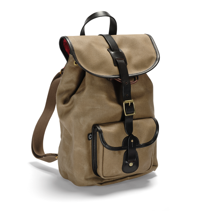 Rucksack, Vintage Waxed Canvas, Sand-Tasker-Croots England-Motorious Copenhagen