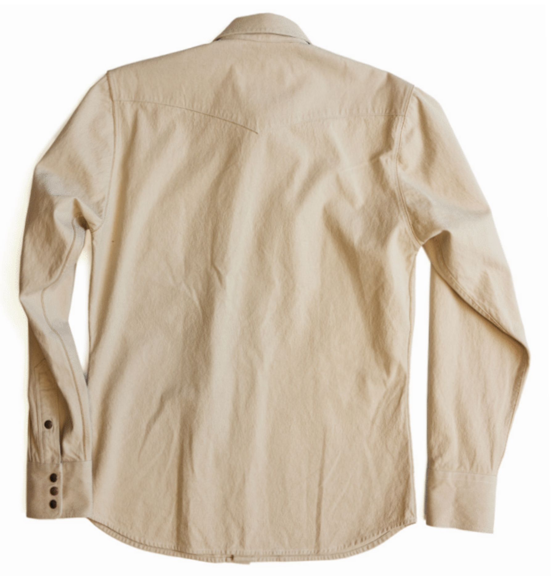 Ryman Shirt, Roxboro Canvas, Ecru-Skjorter-IndigoFera-Motorious Copenhagen