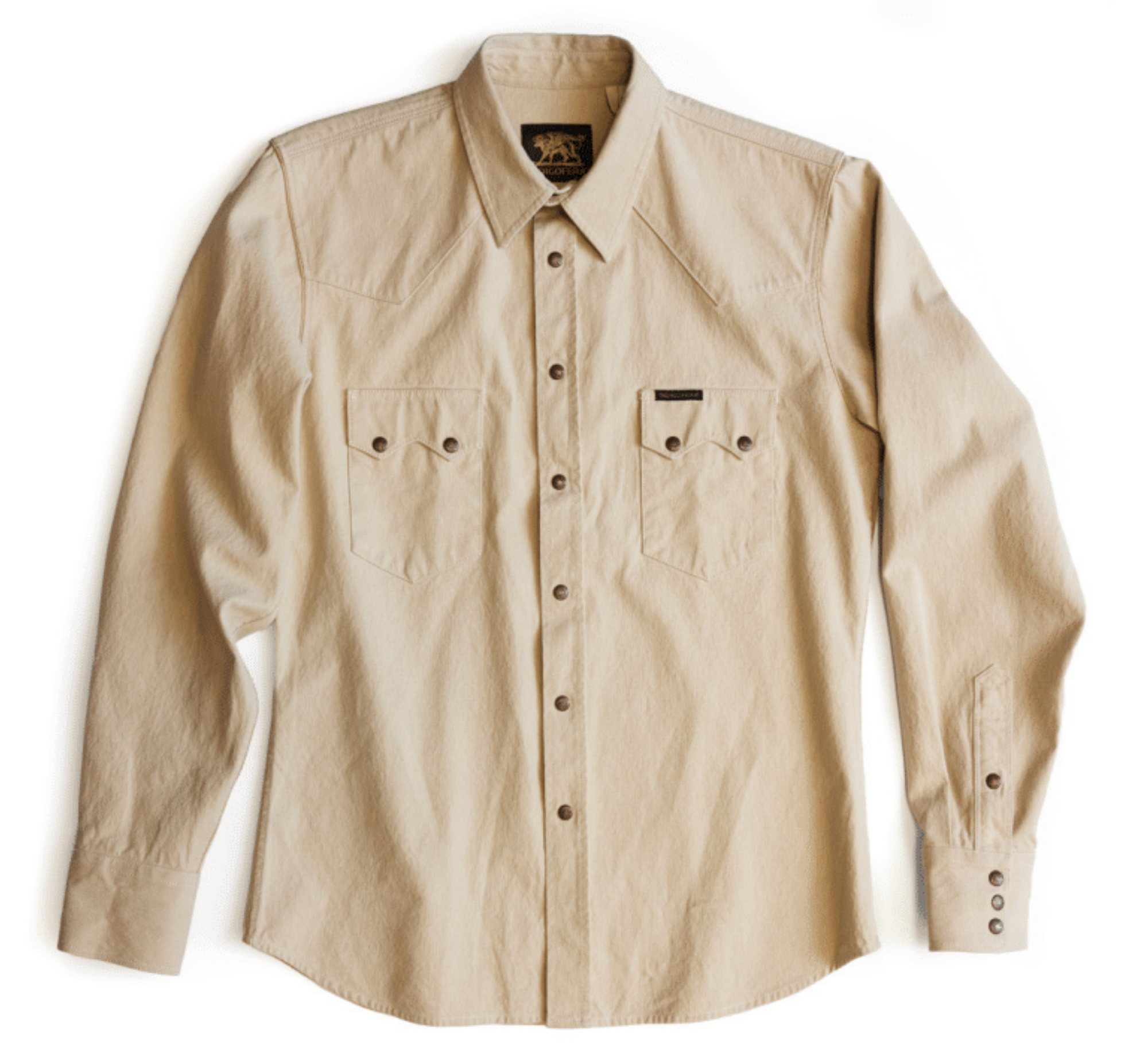 Ryman Shirt, Roxboro Canvas, Ecru-Skjorter-IndigoFera-Motorious Copenhagen