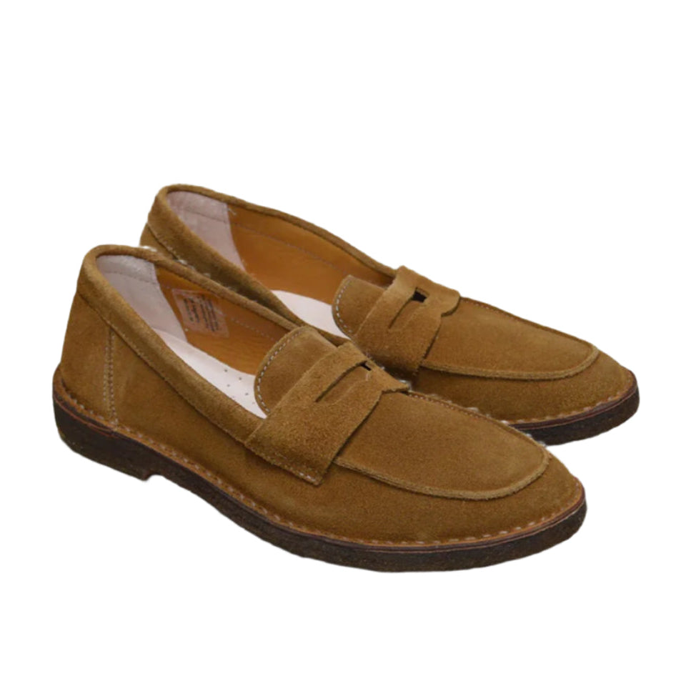 Sadelflex Suede Loafers, Cuoio (Light Brown)-Sko og støvler-Astorflex-Motorious Copenhagen