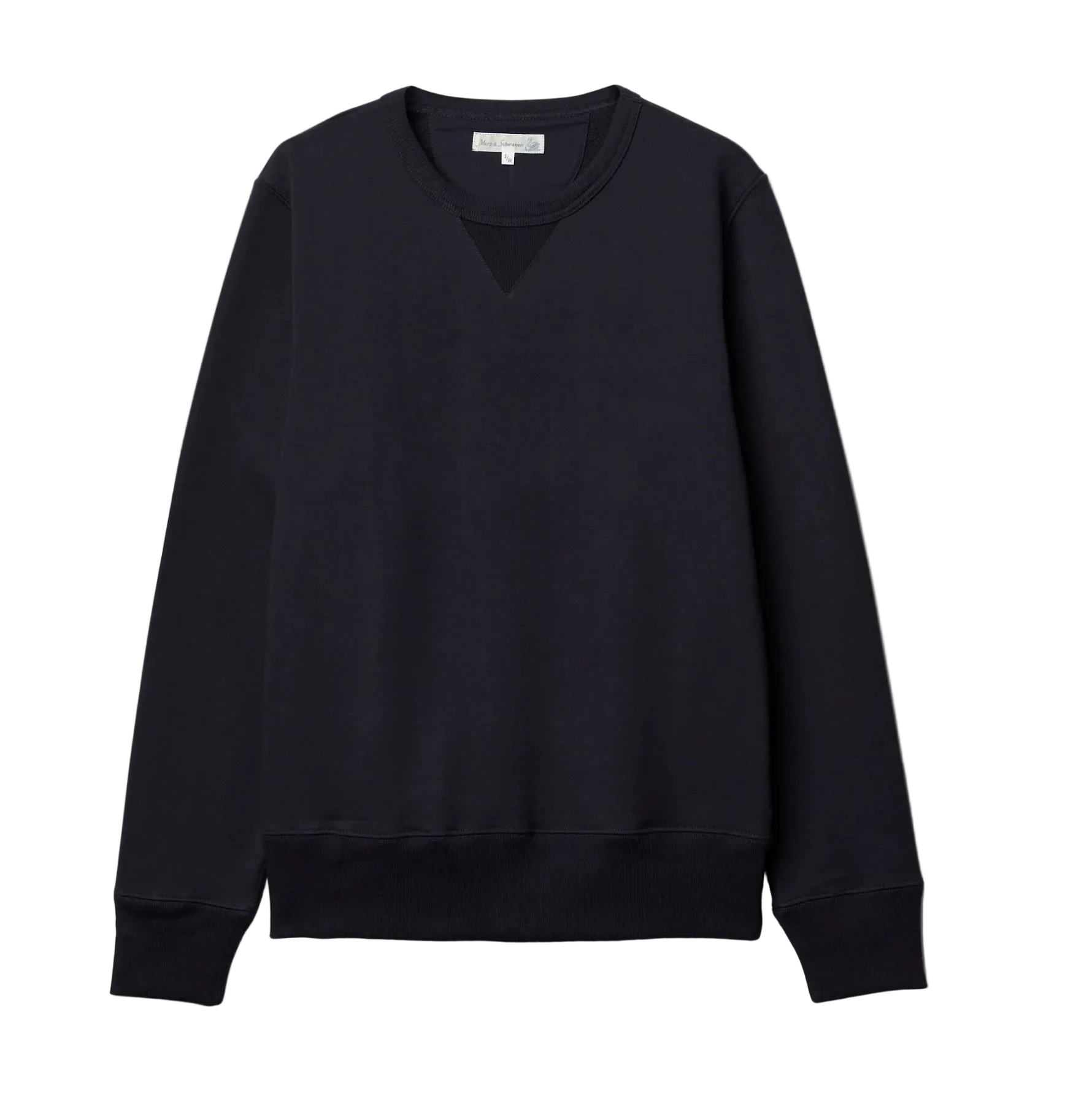 Heavyweight Sweatshirt, Loopwheeled Classic Fit, Navy