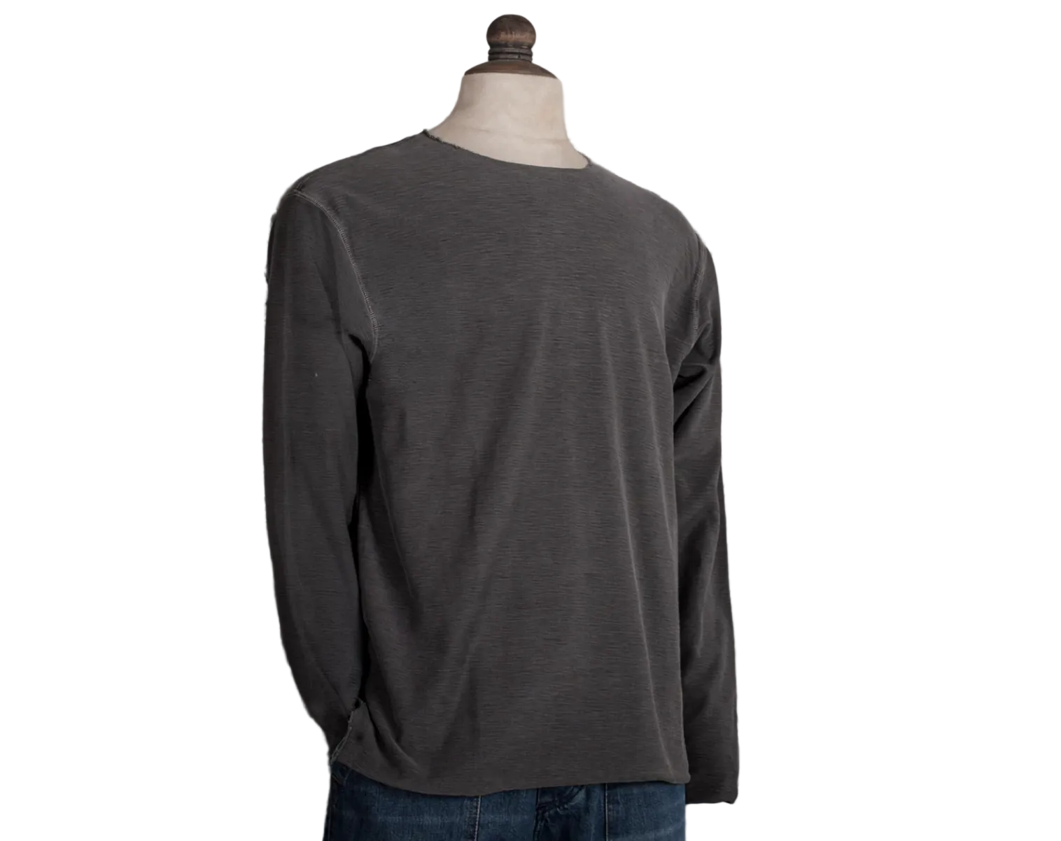 La marinière Sailor T-shirt, Long Sleeve, Black