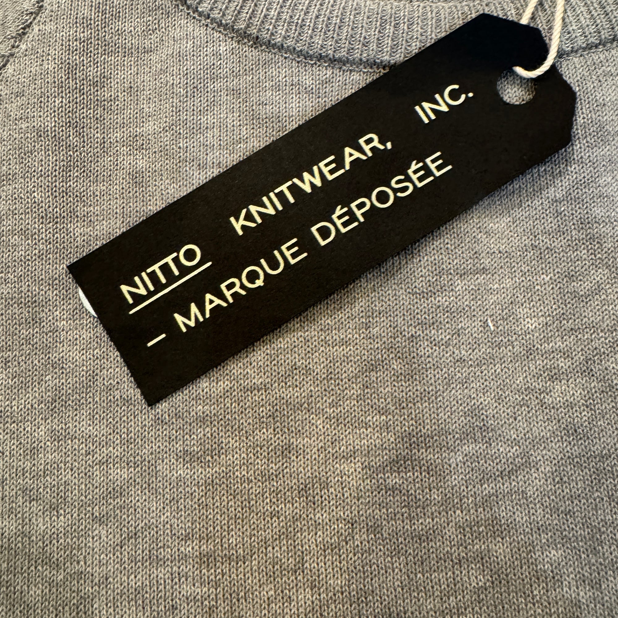 Sevan Pullover Knit, Mottled Grey-Sweatshirts-Nitto Knitwear-Motorious Copenhagen