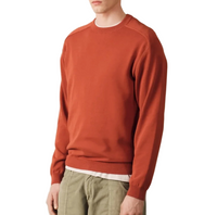 Sevan Pullover Knit, Terracotta-Sweatshirts-Nitto Knitwear-Motorious Copenhagen