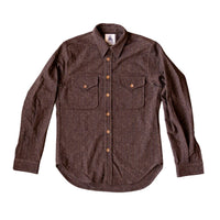 Shirt, 8811, Brown-Skjorter-Captain Santors-Motorious Copenhagen
