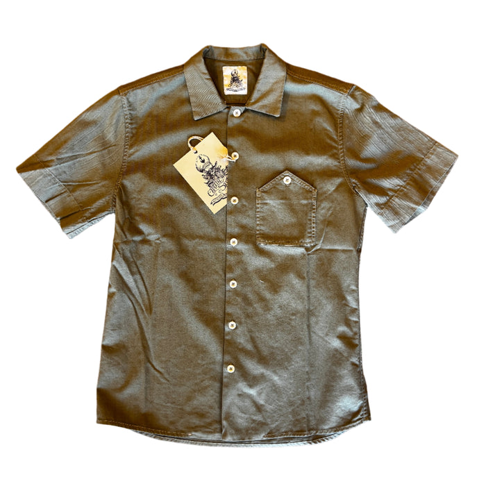 Shirt, Short Sleeve, Green-Skjorter-Captain Santors-Motorious Copenhagen