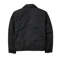 Short Cruiser Jacket, Tin Cloth, Lined, Black-Jakker-Filson 1897-Motorious Copenhagen