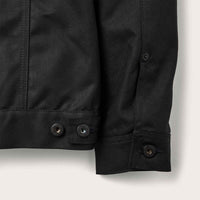 Short Cruiser Jacket, Tin Cloth, Lined, Black-Jakker-Filson 1897-Motorious Copenhagen