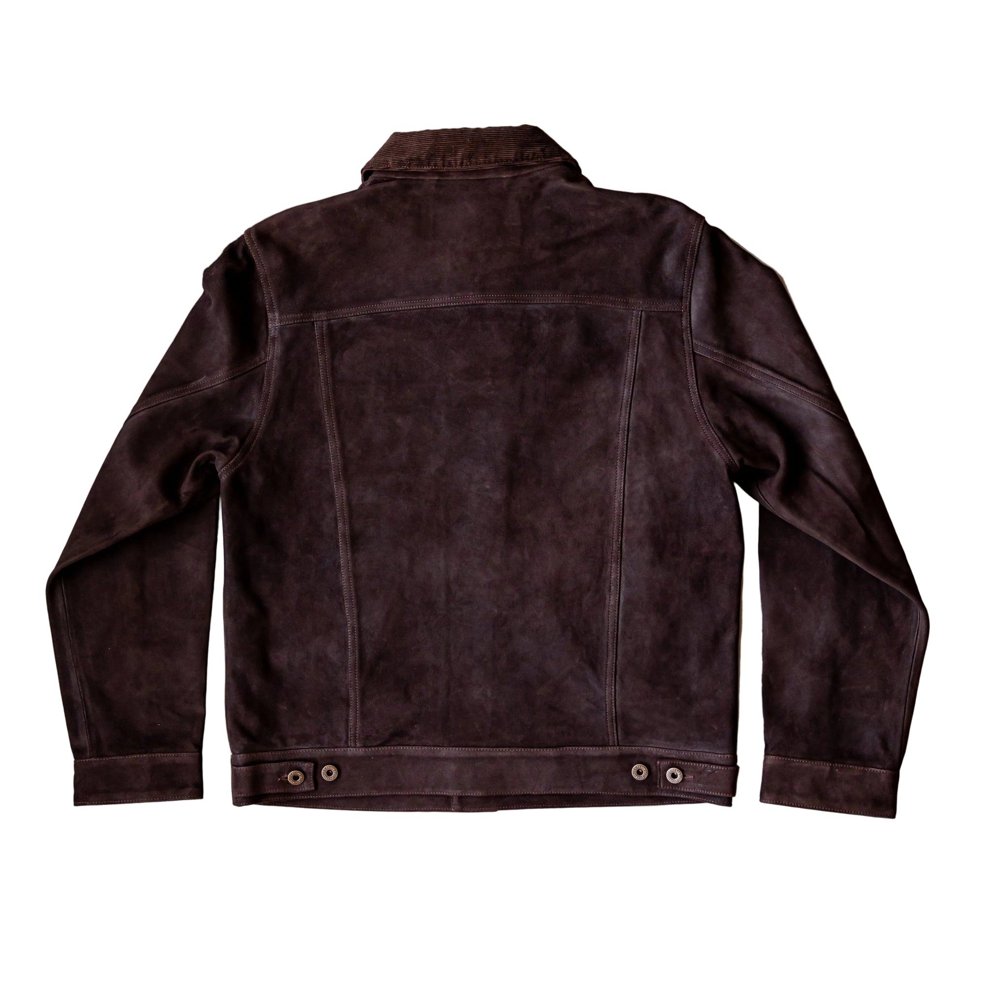 Short Cruiser Jacket, Waxed Suede, Dark Brown-Jakker-Filson 1897-Motorious Copenhagen