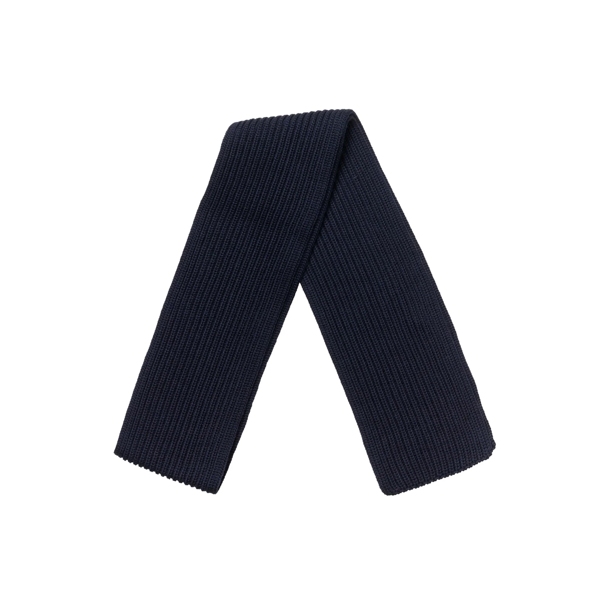 Short Scarf, Navy Blue-Halstørklæder-Andersen-Andersen-Motorious Copenhagen