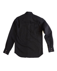 Sideras, Cotton Twill Shirt, Black-Skjorter-IndigoFera-Motorious Copenhagen