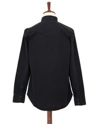 Sideras Shirt, Cotton Twill, Black-Skjorter-IndigoFera-Motorious Copenhagen