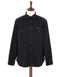 Sideras Shirt, Cotton Twill, Black-Skjorter-IndigoFera-Motorious Copenhagen