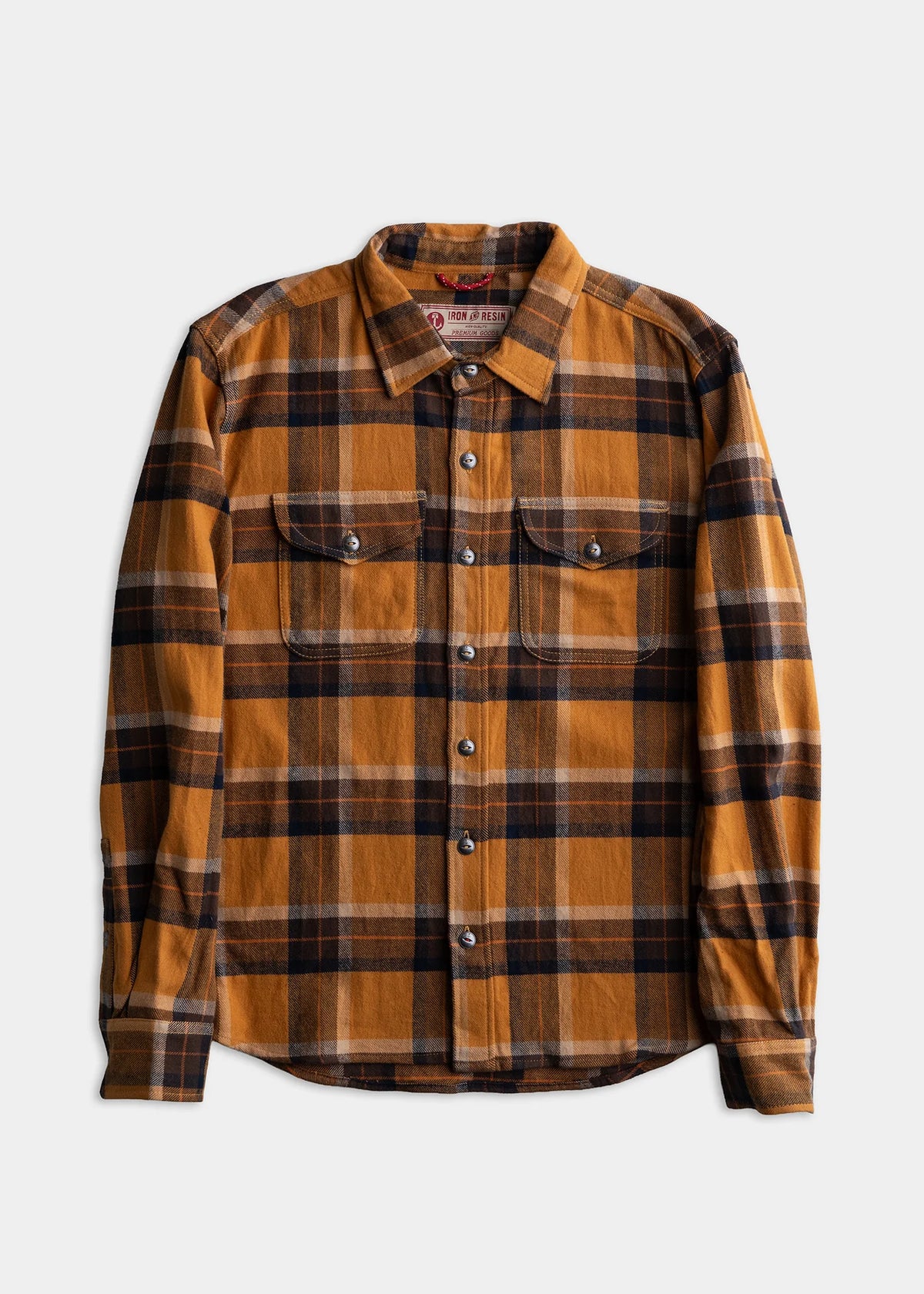 Sierra, Cotton Shirt, Cognac-Skjorter-Iron & Resin-Motorious Copenhagen