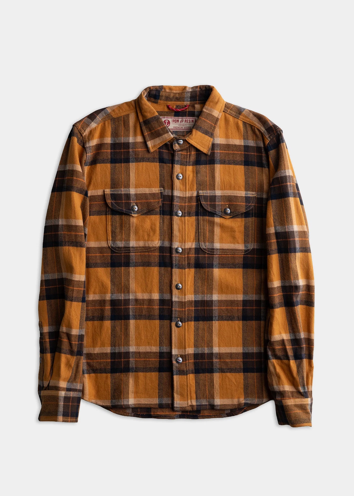Sierra, Cotton Shirt, Cognac-Skjorter-Iron & Resin-Motorious Copenhagen