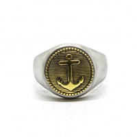 Signet Ring, Anchor-Ringe og Halskæder-Black Pearl Creations-Motorious Copenhagen