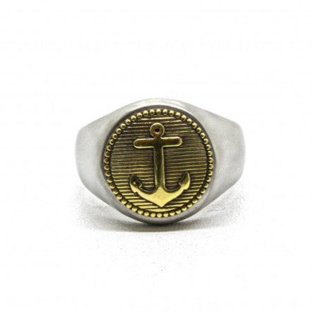 Signet Ring, Anchor-Ringe og Halskæder-Black Pearl Creations-Motorious Copenhagen