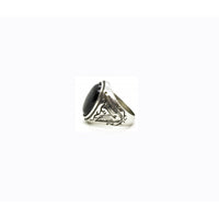 Signet Ring, Onyx-Ringe og Halskæder-Black Pearl Creations-Motorious Copenhagen