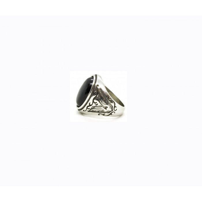 Signet Ring, Onyx-Ringe og Halskæder-Black Pearl Creations-Motorious Copenhagen