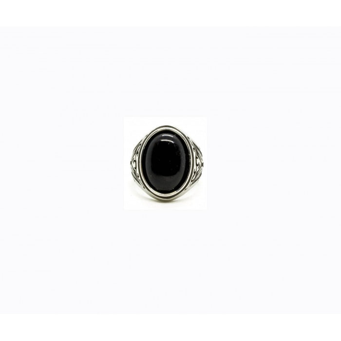 Signet Ring, Onyx-Ringe og Halskæder-Black Pearl Creations-Motorious Copenhagen