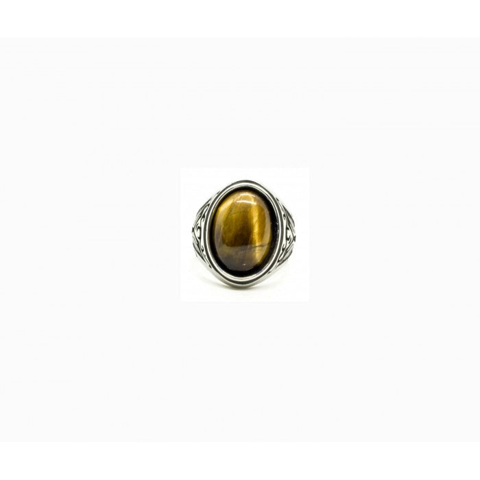 Signet Ring, Tiger eye-Ringe og Halskæder-Black Pearl Creations-Motorious Copenhagen