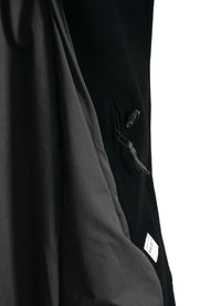 Sigurd, Long Lined Wool Coat, Solid Black-Jakker-Hansen Garments-Motorious Copenhagen