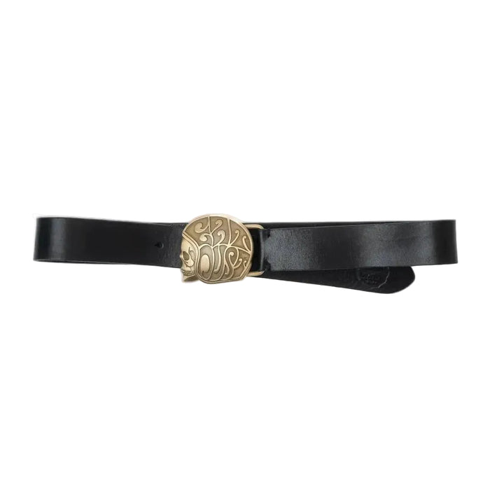 Skull Logo Belt, Black-Bælter-Eat Dust-Motorious Copenhagen