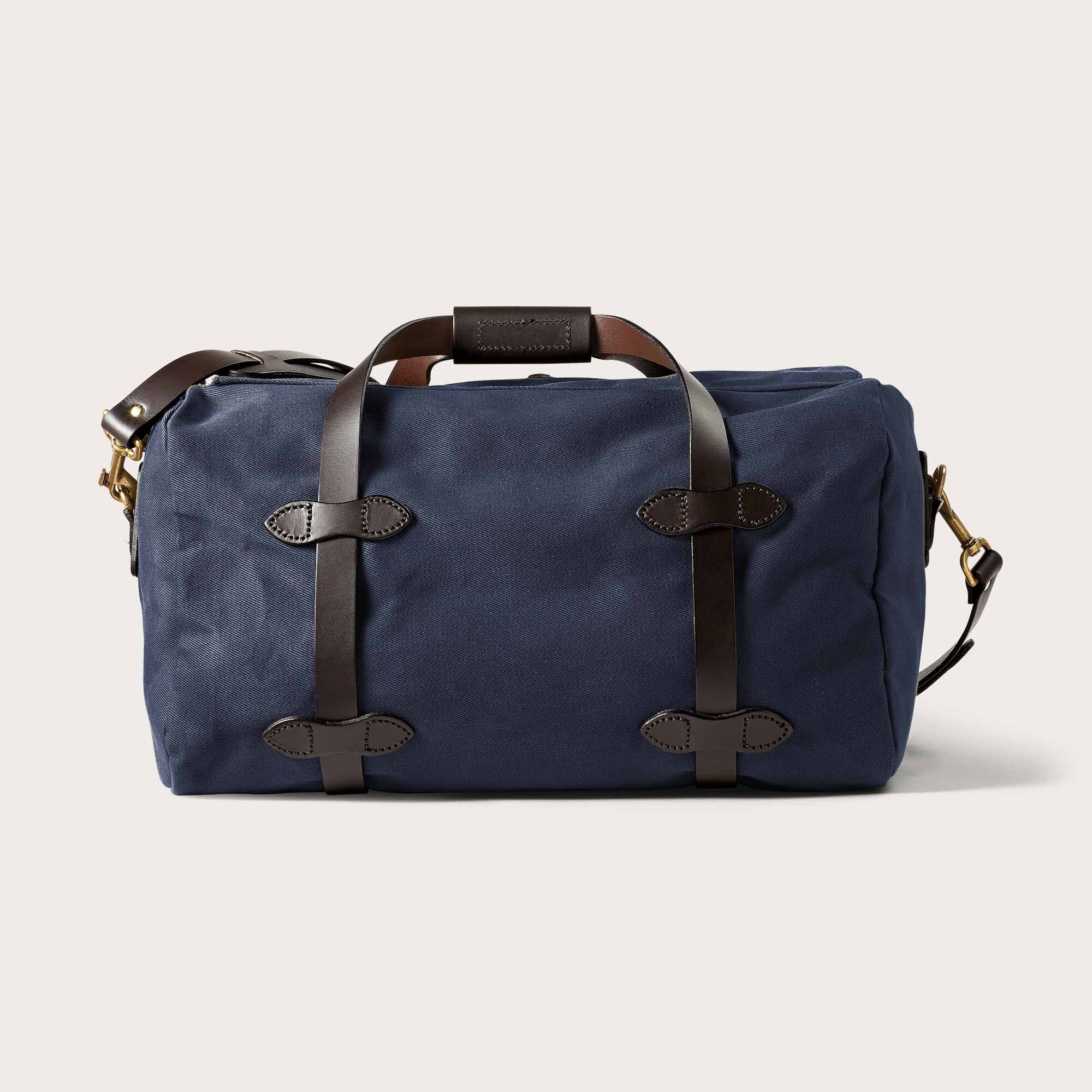 Small Rugged Twill Duffle Bag, Navy-Tasker-Filson 1897-Motorious Copenhagen