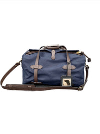 Small Rugged Twill Duffle Bag, Navy-Tasker-Filson 1897-Motorious Copenhagen