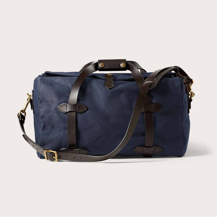 Small Rugged Twill Duffle Bag, Navy-Tasker-Filson 1897-Motorious Copenhagen